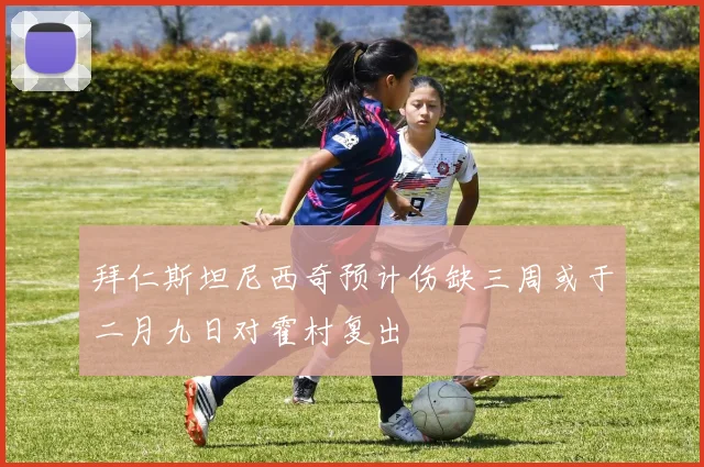 拜仁斯坦尼西奇预计伤缺三周或于二月九日对霍村复出